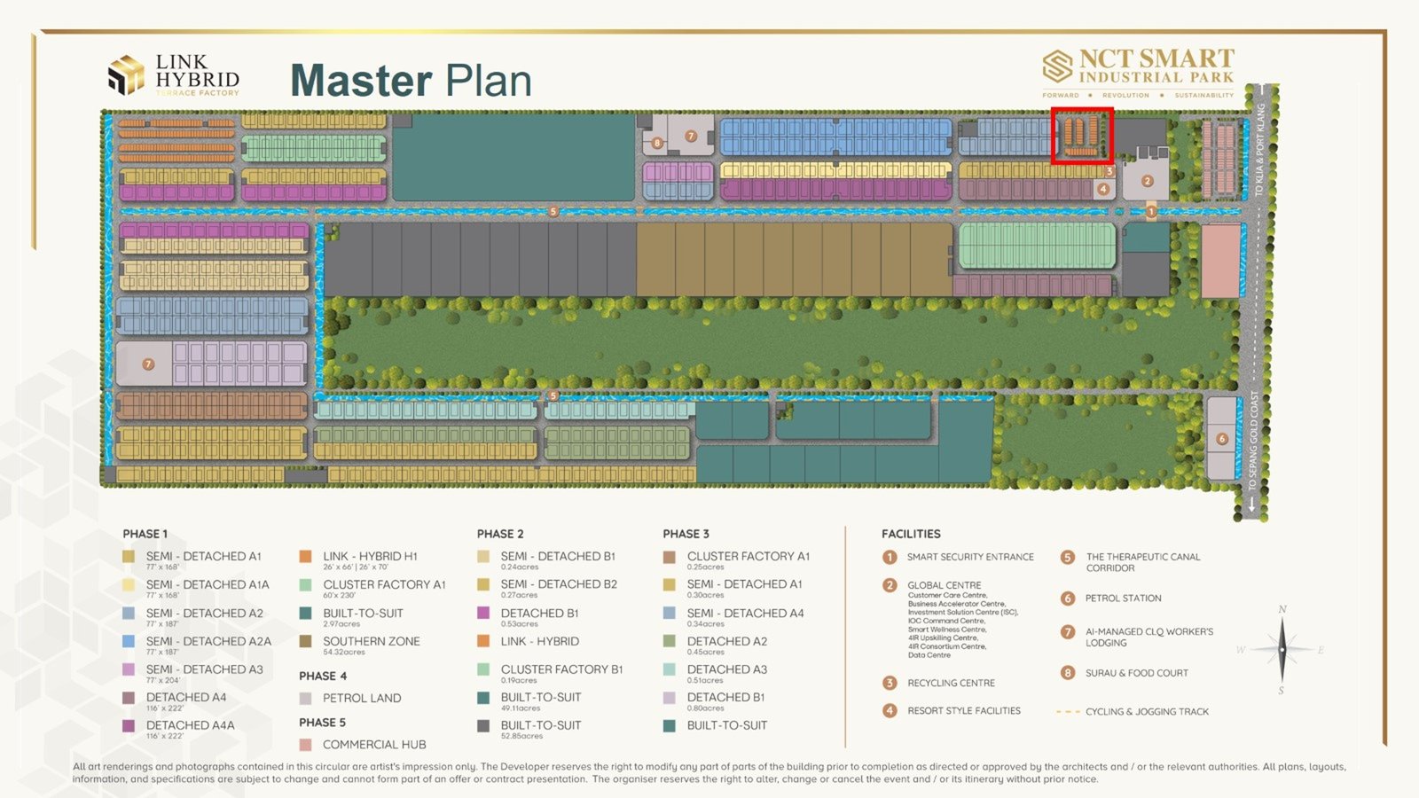 master plan NCT Smart Industrial